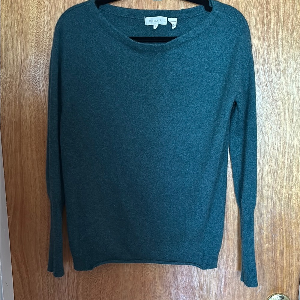 Inhabit Brand Emerald Green Sweater